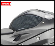 ONE EMBLEMS Hdr Tank Side Pad Black Bmw for Powersports