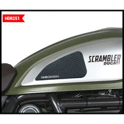 ONE EMBLEMS Hdr Tank Side Pad Black Duc for Powersports