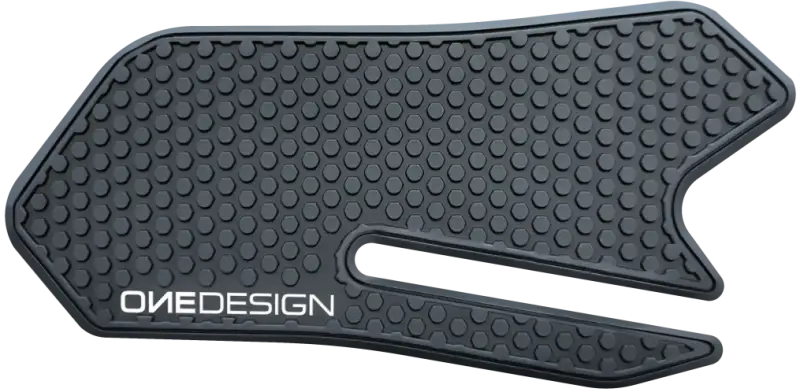 ONE EMBLEMS Hdr Tank Side Pad Black Duc for Powersports