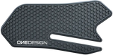 ONE EMBLEMS Hdr Tank Side Pad Black Duc for Powersports