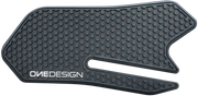 ONE EMBLEMS Hdr Tank Side Pad Black Duc for Powersports