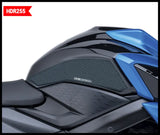 ONE EMBLEMS Hdr Tank Side Pad Black Suz for Powersports