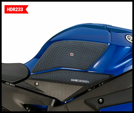 ONE EMBLEMS Hdr Tank Side Pad Black Yam for Powersports