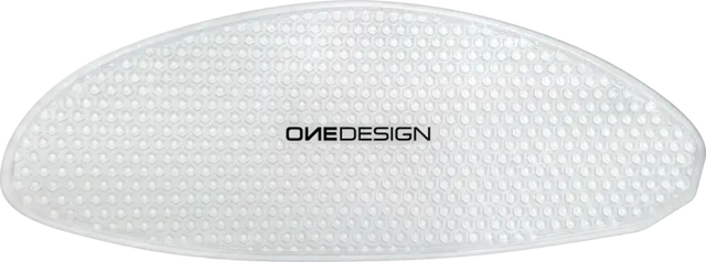 ONE EMBLEMS Hdr Tank Side Pad Clear Apr for Powersports