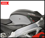 ONE EMBLEMS Hdr Tank Side Pad Clear Apr for Powersports