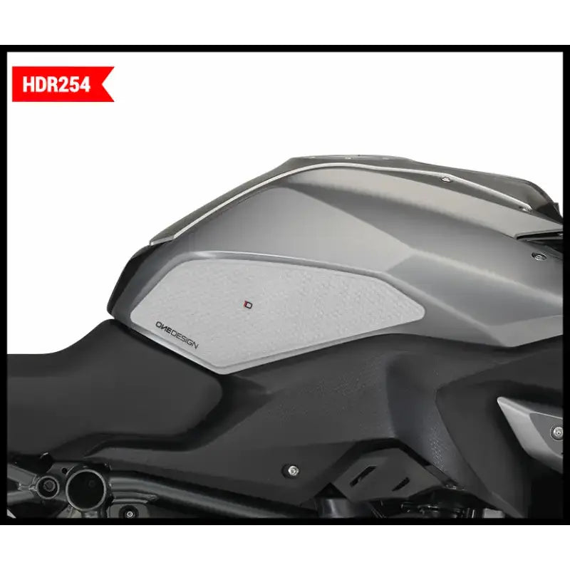 ONE EMBLEMS Hdr Tank Side Pad Clear Bmw for Powersports