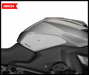 ONE EMBLEMS Hdr Tank Side Pad Clear Bmw for Powersports