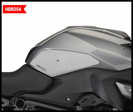 ONE EMBLEMS Hdr Tank Side Pad Clear Bmw for Powersports