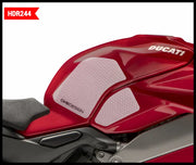ONE EMBLEMS Hdr Tank Side Pad Clear Duc for Powersports