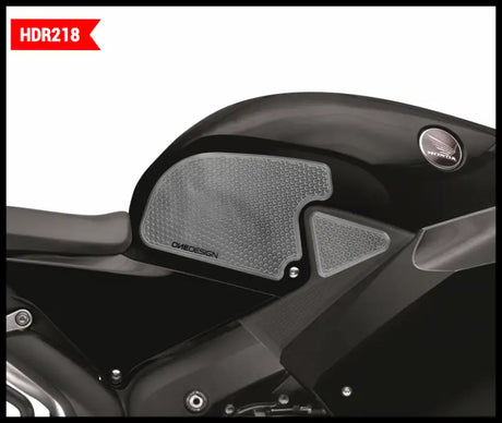 ONE EMBLEMS Hdr Tank Side Pad Clear Hon for Powersports
