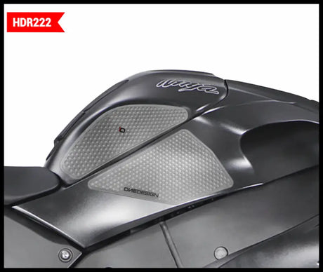 ONE EMBLEMS Hdr Tank Side Pad Clear Kaw for Powersports