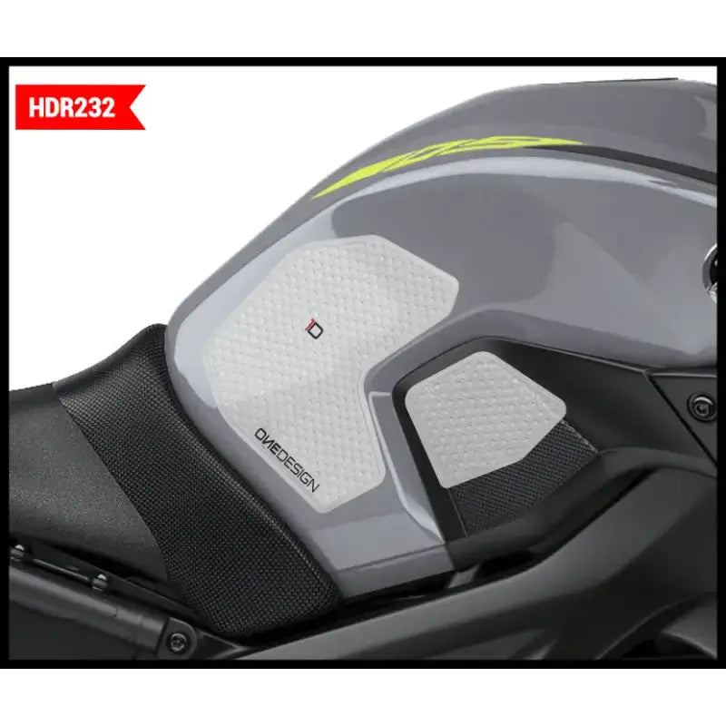 ONE EMBLEMS Hdr Tank Side Pad Clear Yam for Powersports
