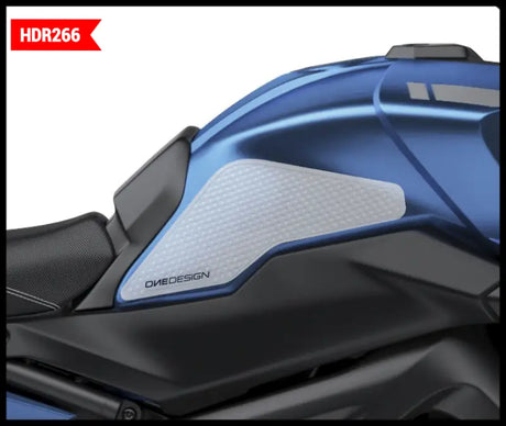 ONE EMBLEMS Hdr Tank Side Pad Clear Yam for Powersports
