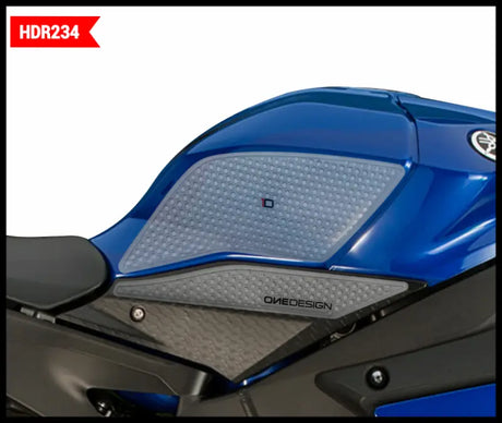 ONE EMBLEMS Hdr Tank Side Pad Clear Yam for Powersports