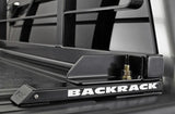 Black headache rack mounting kit for Back Rack with roof system