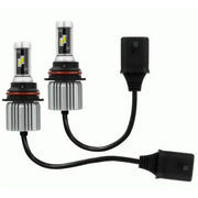 Headlight Bulb 9007; LED Bulb; 25 Watt; 9 To 32 Volt; White/ Golden Yellow/ Light Blue Beam Color; 6000 Lumens; 6500K