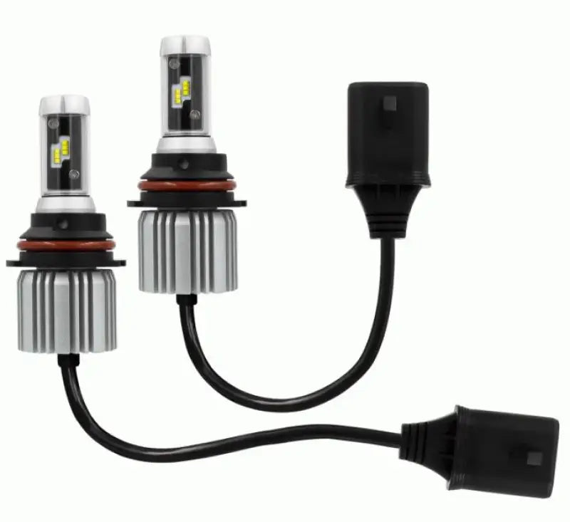 Headlight Bulb 9007; LED Bulb; 25 Watt; 9 To 32 Volt; White/ Golden Yellow/ Light Blue Beam Color; 6000 Lumens; 6500K