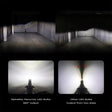 Headlight Bulb H11; Ammo Panoramic LED Bulb; 60 Watt Raw/ 52 Effective; Clear Beam; 5000 Lumens 4250 12000 RPM
