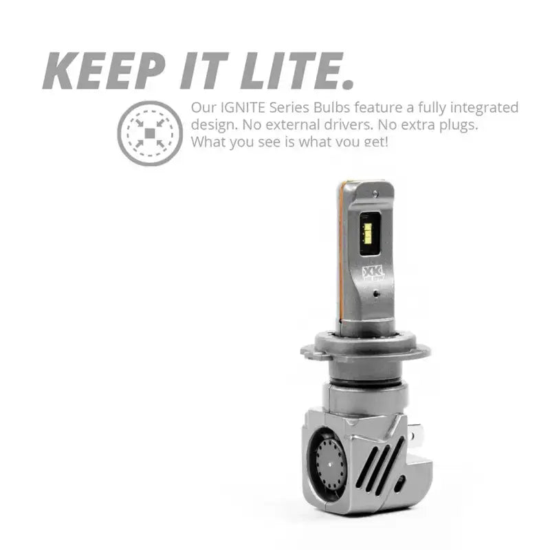 Headlight Bulb H11; LED Bulb; 24 Watt; 9 To 32 Volt; White Beam Color; 2200 Lumens; 6000K Light Color Temperature; Set