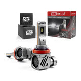 Headlight Bulb H11; LED Bulb; 24 Watt; 9 To 32 Volt; White Beam Color; 2200 Lumens; 6000K Light Color Temperature; Set