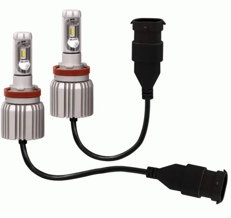 Headlight Bulb H11; LED Bulb; 25 Watt; 9 To 32 Volt; White/ Golden Yellow/ Light Blue Beam Color; 6000 Lumens; 6500K