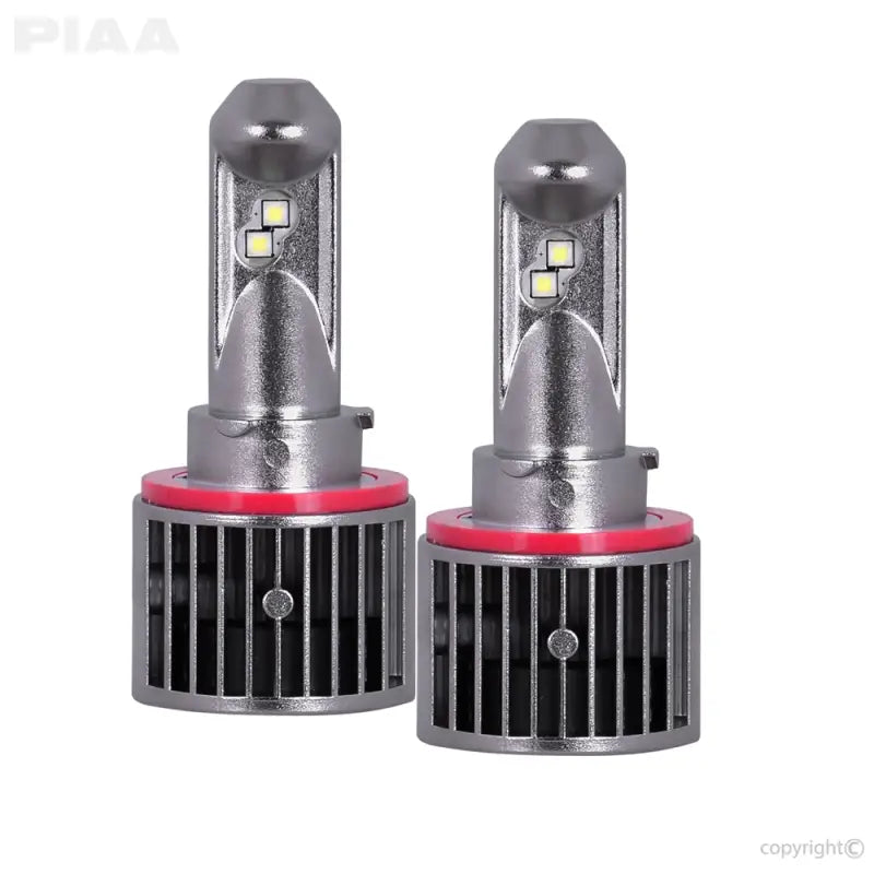 Two LED headlight bulbs H13 with white beam color for off-road use set of 2
