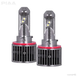 Two LED headlight bulbs H13 with white beam color for off-road use set of 2