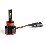 Headlight Bulb H4; LED Bulb; 25 Watt; 9 To 32 Volt; White Beam Color; 2400 Lumens; 6000K Light Color Temperature; Set