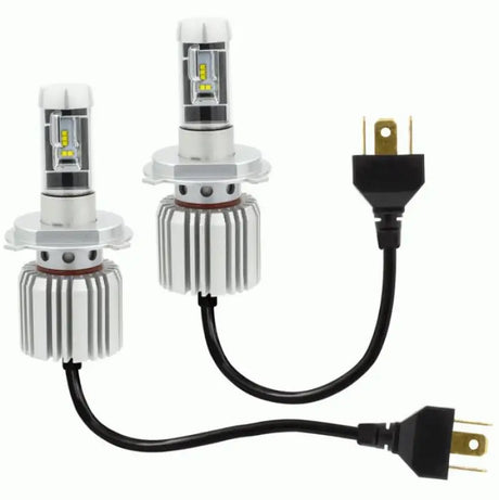 Headlight Bulb H4; LED Bulb; 25 Watt; 9 To 32 Volt; White/ Golden Yellow/ Light Blue Beam Color; 6000 Lumens; 6500K