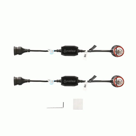 Headlight Bulb H9; LED Bulb; 70 Watt; 12 To 24 Volt; White Beam Color; 16000 Lumens; 6500K Light Color Temperature; Set