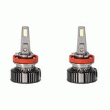 Headlight Bulb H9; LED Bulb; 70 Watt; 12 To 24 Volt; White Beam Color; 16000 Lumens; 6500K Light Color Temperature; Set