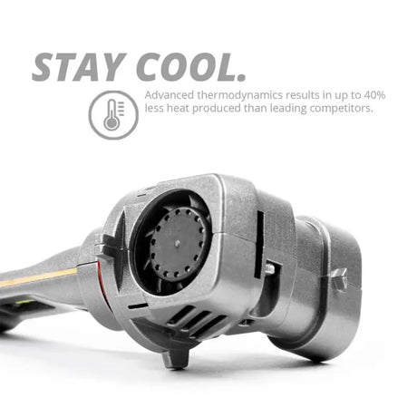 Headlight Bulb HB3; LED Bulb; 24 Watt; 9 To 32 Volt; White Beam Color; 2200 Lumens; 6000K Light Color Temperature; Set