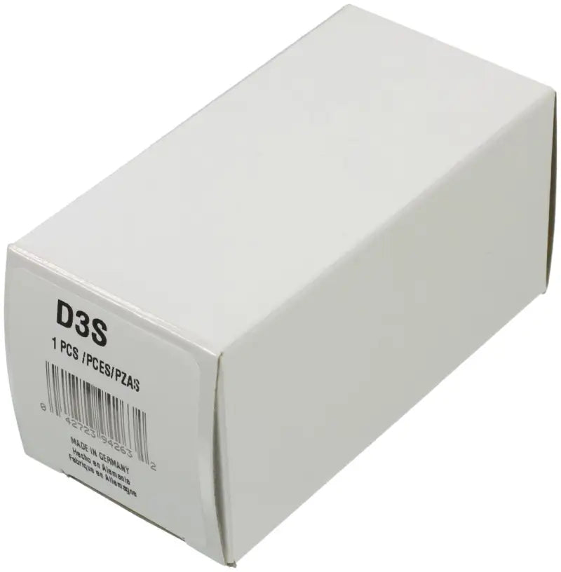 White rectangular box for D3S HID high intensity discharge headlight bulb