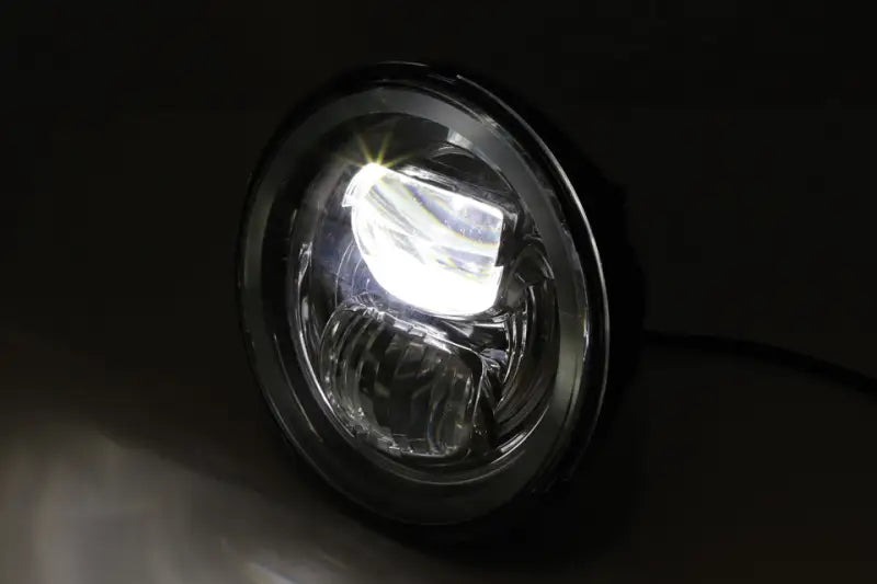 Headlight Type 7 Led 5 3/4" Black 