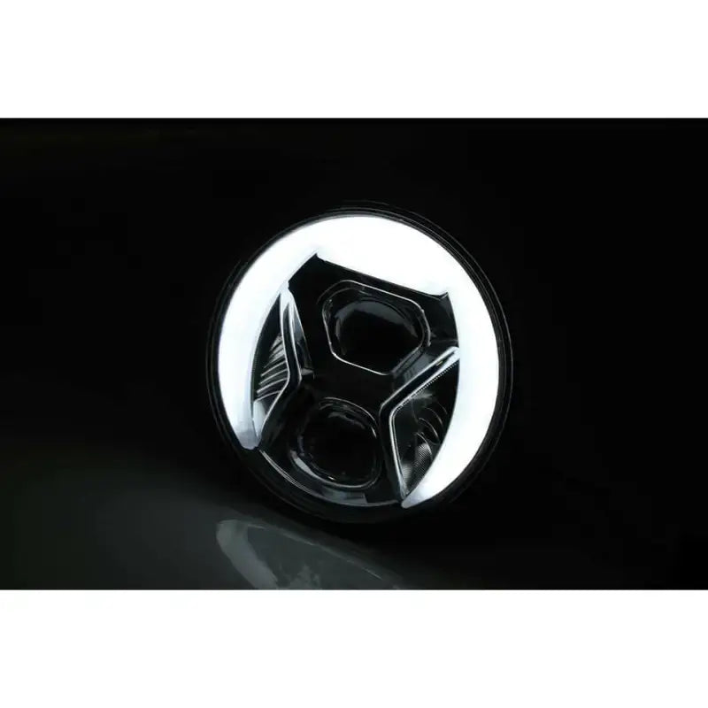 HIGHSIDER Headlight Type 8 Adaptive Led 7" Black for Powersports