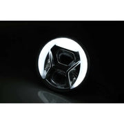 HIGHSIDER Headlight Type 8 Adaptive Led 7" Black for Powersports