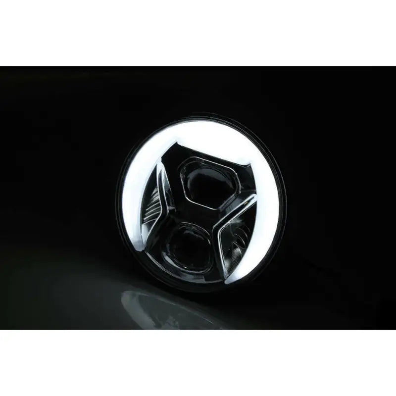 HIGHSIDER Headlight Type 8 Adaptive Led 7" Black for Powersports