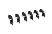 Six black curved mechanical levers from Heavy Arm Upgrade Kit for heavy arm upgrade pleasure