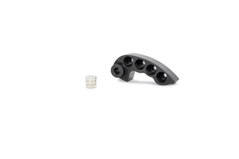 Black curved clutch arm with holes and silver cylinder for Heavy Clutch Arm Upgrade Kit