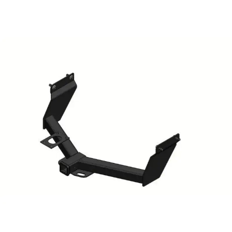 Black metal receiver hitch on Heavy-Duty Blue Ox BXH3000 for Durango