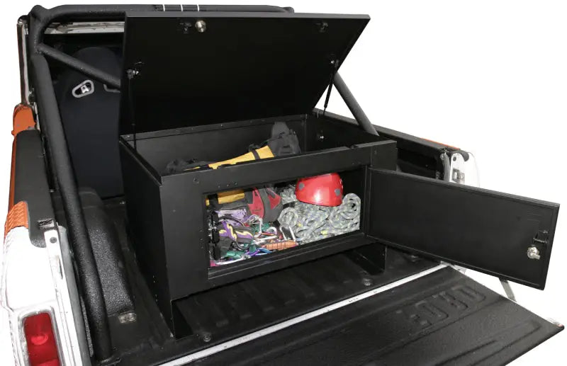 Tuffy Rear Cargo Lockbox Steel Black - Tuffy Products