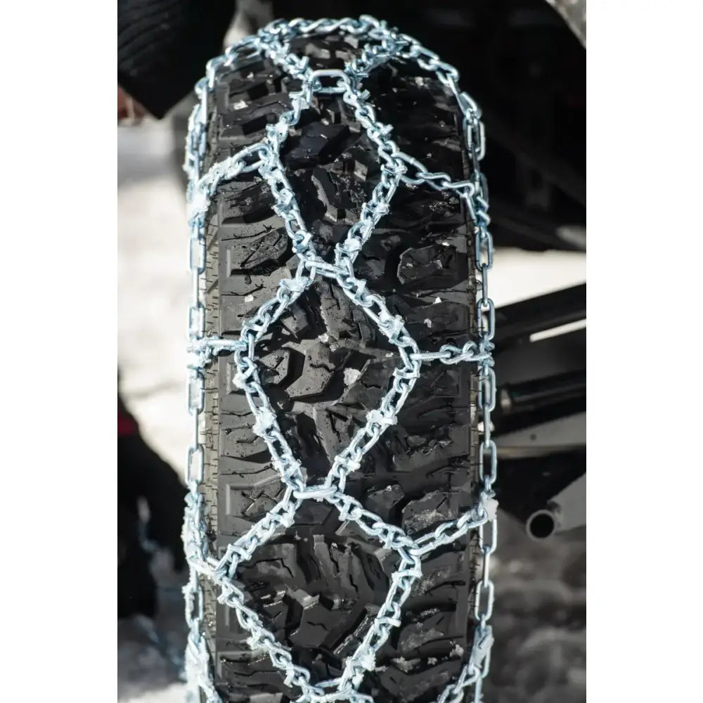 Heavy-Duty V-Bar Snow Chains for 30" Tires - 30x10-14 & 30x10-15 - SEDONA
