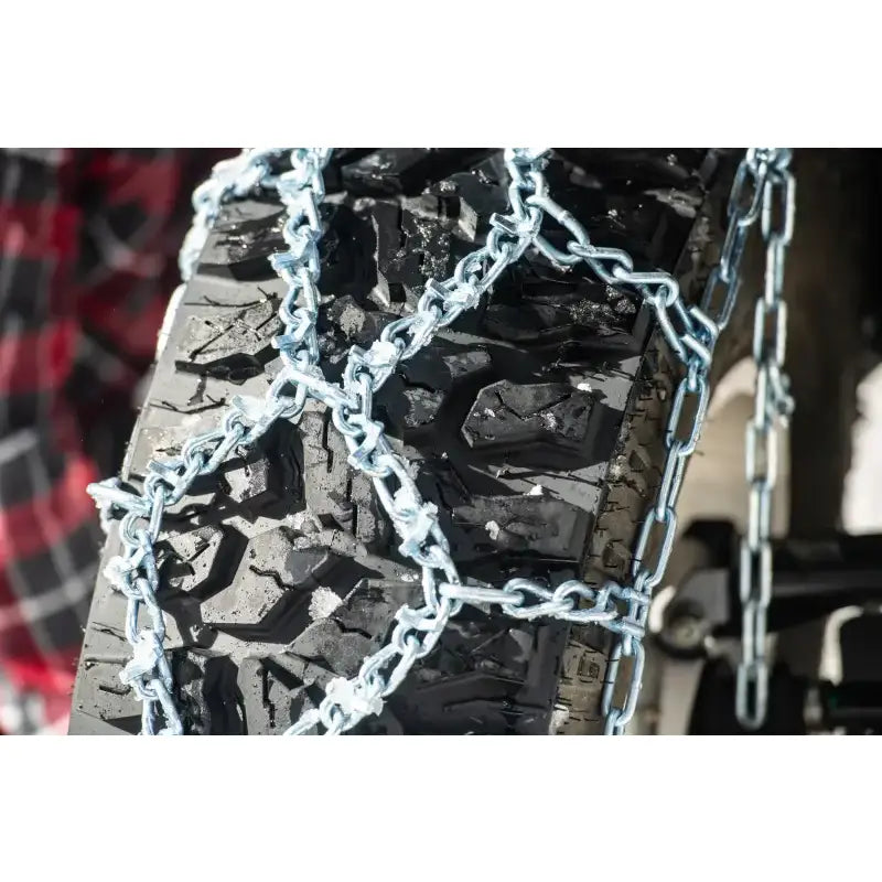Heavy-Duty V-Bar Snow Chains for 30" Tires - 30x10-14 & 30x10-15 - SEDONA
