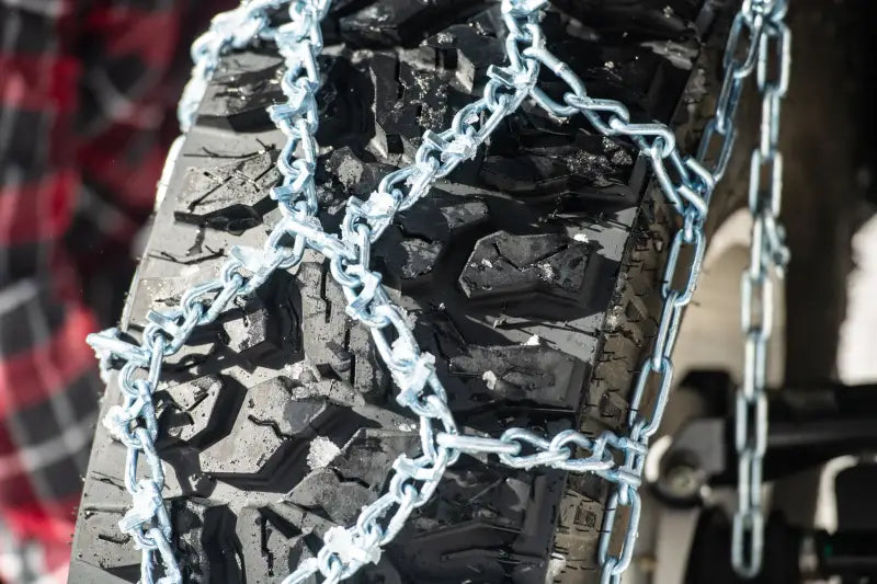 Heavy-Duty V-Bar Snow Chains for 30" Tires - 30x10-14 & 30x10-15 - SEDONA