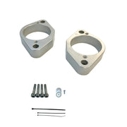 Helibars Handlebars HR05200 - Silver Handlebar Risers