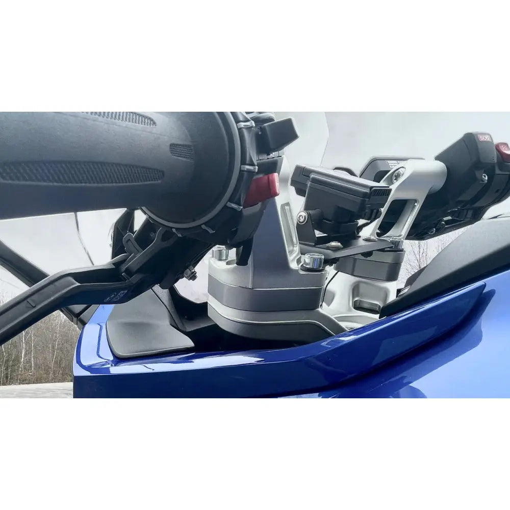 Helibars Handlebars HR05200 - Silver Handlebar Risers
