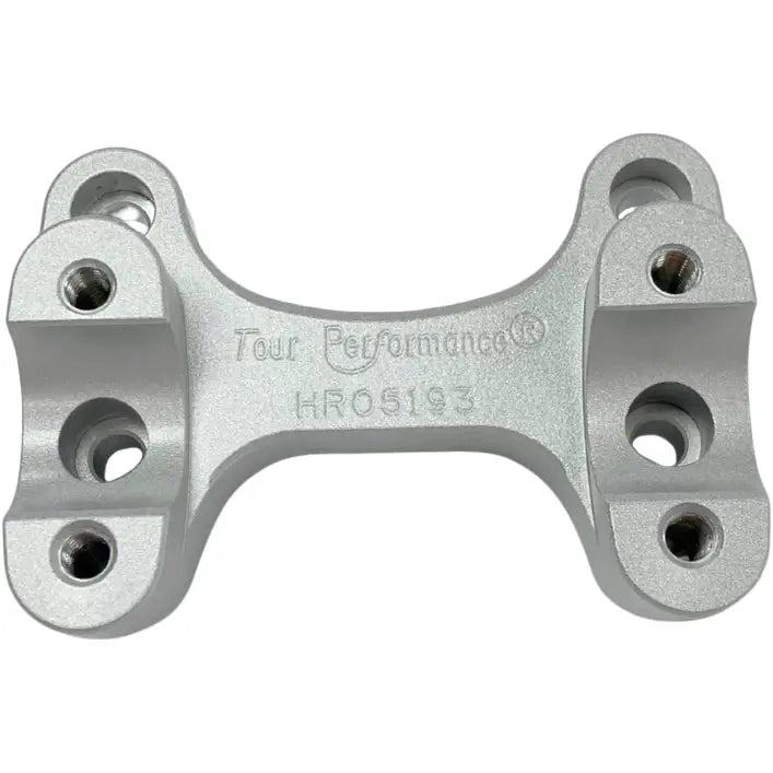 Helibars Risers HR05193-SP - Silver Handlebar Tour