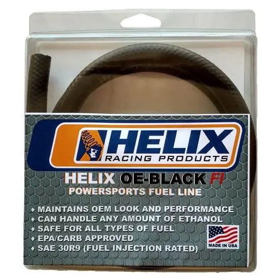 Helix Racing Maintains OEM Look And Performance Fuel Line 140-4603 - Black FT OE FI Inject