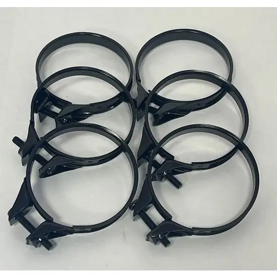 Helix Racing 110-1032 Black Anodized Finish - Black Oem Style 29-32MM 6PK