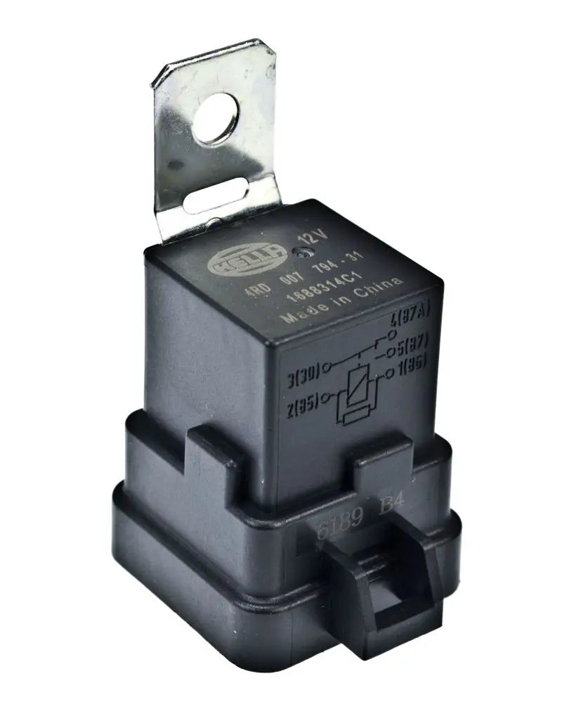 Hella 12V 20/40 Amp SPDT RES Relay with Weatherproof Bracket - Single - Truck & Automotive